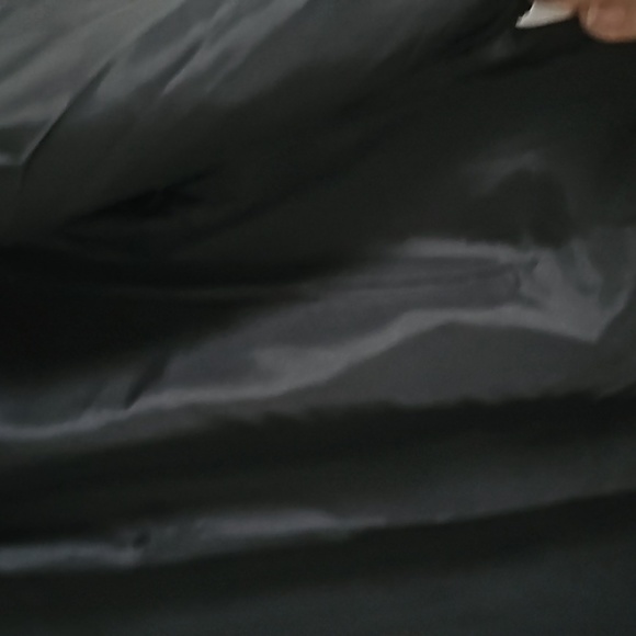 LA Collection black vegan leather motor trendy jacket sz XS - Picture 9 of 12